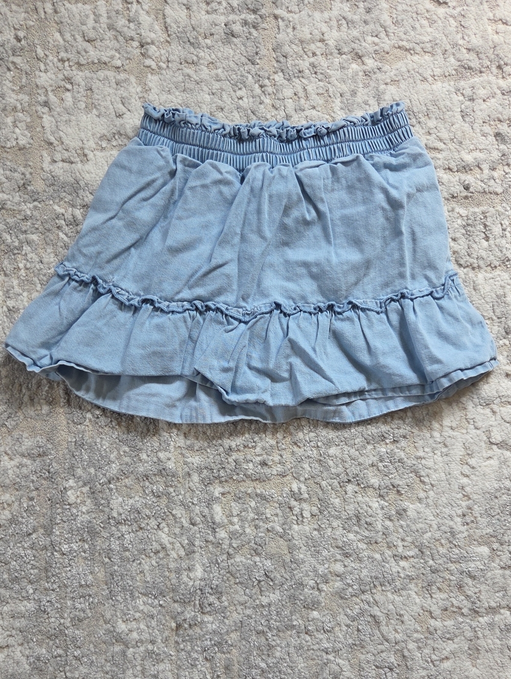 Jumping Beans Light Blue Ruffle Tiered Mini Skirt Size 3T